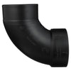 Charlotte Pipe 4 in. Hub X 4 in. D Spigot ABS 90 Degree Elbow