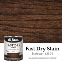 Old Masters Semi-Transparent Espresso Oil-Based Alkyd Fast Dry Wood Stain 1 qt