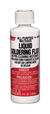 Oatey 4 oz Lead-Free Liquid Soldering Flux Ammonium Chloride 1 pc
