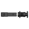 National Hardware Matte Zinc Indoor Sliding Door Lock