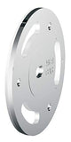 Anclaje para barra de apoyo SecureMount de acero inoxidable cromado de Moen Home Care, 3,17 pulg. de alto x 4 pulg. de largo