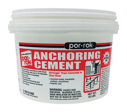 CGM Por-Rok Off White Anchoring Cement 10 lbs. for Indoor/Outdoor Floors and Walls