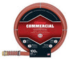 25 Series Commercial Hose, 6-Ply Red Rubber & Vinyl, 3/4-In. x 100-Ft. (A)
