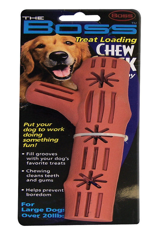 Boss Pet Brown Rubber Chew Stick Dog Toy Large 1 pk
