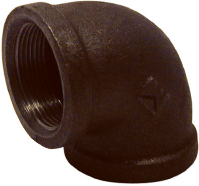 B & K 3/4 in. FPT  x 3/4 in. Dia. FPT Black Malleable Iron Elbow