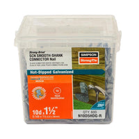 Simpson Strong-Tie 10D 1-1/2 in. Wood Joiner Hot-Dipped Galvanized Steel Nail Round Head 5 lb - Open Box