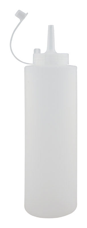 Grill Mark 14 oz White Plastic Condiment Bottle (Pack of 12)