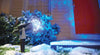 Gemmy Black/Blue Plastic 4.3W Lightshow LED Kaleidoscope Spotlight 2.84 L in. (Pack of 8)
