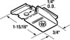 Prime-Line Mill Silver Steel Bracket 1 pk