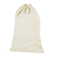 Whitmor White Canvas Laundry Bag