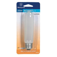 Westinghouse 25 watts T10 Tubular Incandescent Bulb E26 (Medium) White 1 pk (Pack of 6)