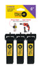 Wrap-It Storage Super-Stretch 1 in. W X 6 in. L Black Stretch Storage Straps 10 lb 6 pk