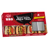 TableCraft BBQ Silver Stainless Steel Taco/Hot Dog Tray 4 slot