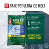 Qik Joe Safe Pet Ultra Magnesium Chloride/Sodium Chloride Pet Friendly Pellet Ice Melt 20 lb