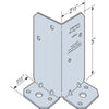 Simpson Strong-Tie ZMax Silver Steel Bracket 12 Ga. (Pack of 12) - Open Box