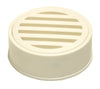 NDS 3 in. White Round Polyolefin Drain Grate