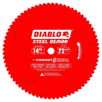 Diablo Steel Demon 14 in. D X 1 in. Medium Metal Cermet Circular Saw Blade 72 teeth 1 pk