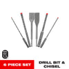 Diablo Rebar Demon Carbide SDS-Plus Concrete Demolition Set 6 pc.
