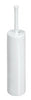 iDesign Una Nuvo Toilet Bowl Brush & Holder White