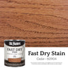 Old Masters Professional Semi-Transparent Cedar Oil-Based Alkyd Fast Dry Wood Stain 1 qt (Pack of 4)