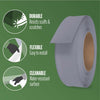 M-D Building Products 4 in. H X 0.08 in. W X 120 ft. L Dry Back Silver Gray Vinyl Wall Base