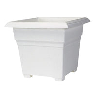 Novelty Countryside Tub Planter White 14 in Classic Deep Root Zone Pot with 18 qt Soil Capacity