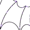 Celebrations Purple 120 ct 15 in. LED Prelit Illuminated Bat Halloween Decor (Pack of 8)