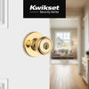 Kwikset Tylo Polished Brass Entry Lockset 1-3/4 in. (Pack of 3)