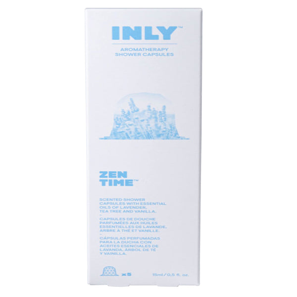 Cápsulas de ducha con aromaterapia Zen Time de INLY, 0,5 oz, paquete de 5