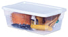 Sterilite 4.875 in. H x 8.25 in. W x 13.625 in. D Stackable Storage Box (Pack of 36)