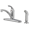 OakBrook Pacifica One Handle Chrome Kitchen Faucet Side Sprayer Included
