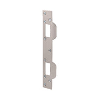 Prime-Line 11 in. H X 5-1/2 in. L Satin Nickel Steel Door Strike