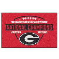 University of Georgia Dynasty Rug - 19in. X 30in.
