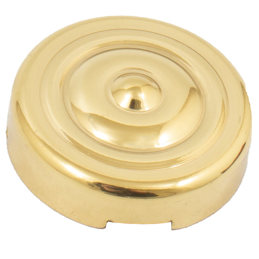 82215-3 Handleset Cap Non-Threaded - Polished Brass