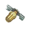 Tru-Flate Brass/Steel Drain Cock 1/8 in. Male NPT 1 pc. (Pack of 10)
