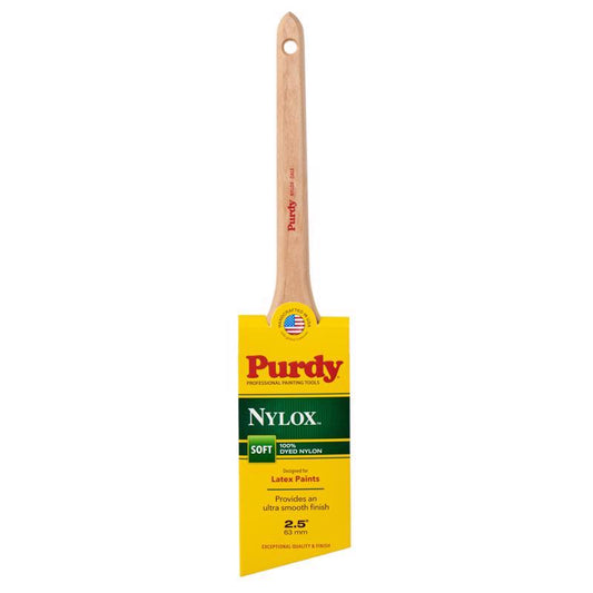 Purdy Nylox 2-1/2 in. W Soft Angle Paint Brush (Pack of 6)