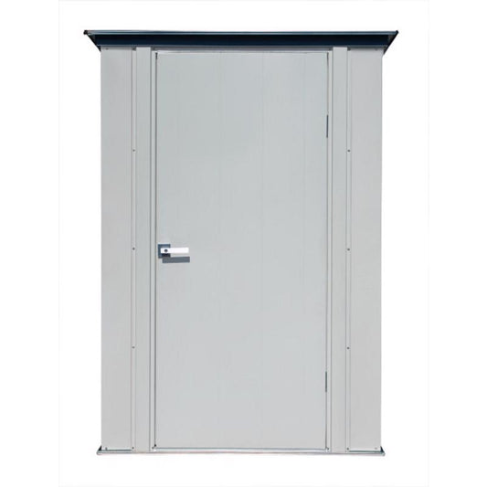 Arrow Spacemaker 6 ft. H x 4 ft. W x 3 ft. D Gray Galvanized Steel Storage Shed