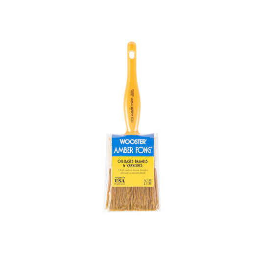 Wooster Amber Fong 2-1/2 in. Flat Oil-Based Paint Brush