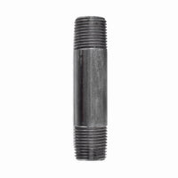 BK Products 1/4 in. MPT x 3-1/2 in. L Black Steel Nipple (Pack of 5)
