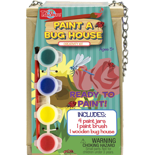 T.S. Shure Paint A Bug House Kit Wood 6 pc (Pack of 6)