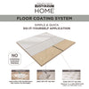 Rust-Oleum HOME Matte Deep Tint Base Floor Coating Kit 1 qt (Pack of 2)
