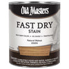 Old Masters Professional Semi-Transparent Natural Walnut Oil-Based Alkyd Fast Dry Wood Stain 1 qt (Pack of 4)