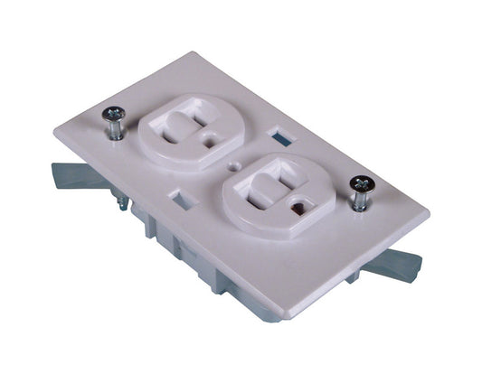 US Hardware 15 amps RV Receptacle Conventional Duplex 1 pk