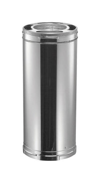 DuraVent DuraPlus 6 in. D X 12 in. L Aluminum/Galvanized Steel Chimney Pipe - Open Box
