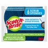Scotch-Brite Non-Scratch Scrubber Sponge For Multi-Purpose 4.4 in. L 6 pk