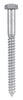 HILLMAN 1/2 in. X 5-1/2 in. L Hex Hot Dipped Galvanized Steel Lag Screw 25 pk - Open Box