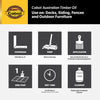 Cabot 140-3457 QT 1 Quart Amberwood Australian Timber Oil® For Outdoors (Pack of 4)