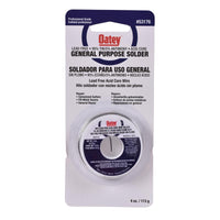 Oatey 4 oz Lead-Free Acid Core Wire Solder Tin/Antimony 95/5 1 pc