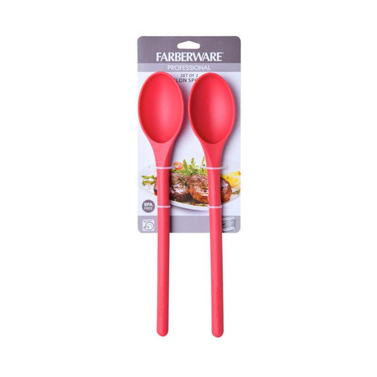 Farberware Red Nylon/Plastic Mixing Spoons
