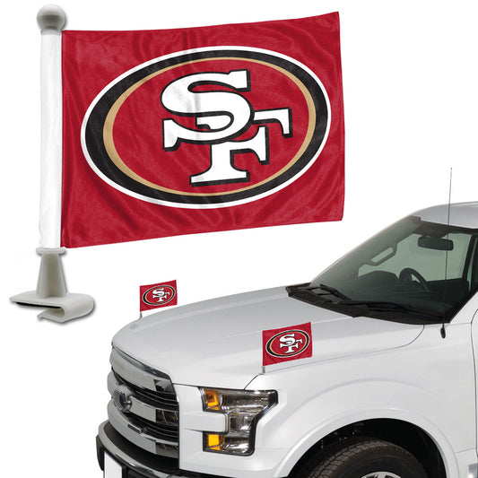 NFL - San Francisco 49ers Ambassador Car Flags - 2 Pack